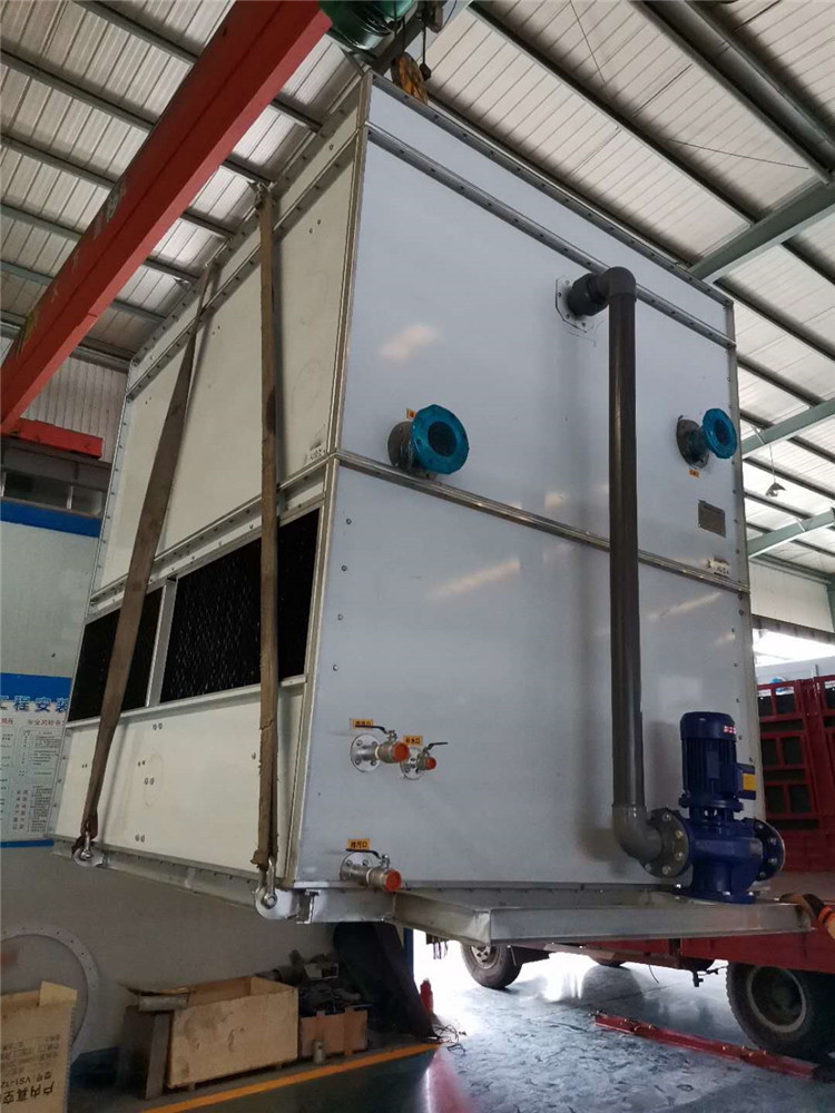 復(fù)合流密閉式冷卻塔的安裝